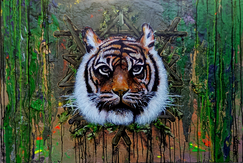 Le Tigre painting